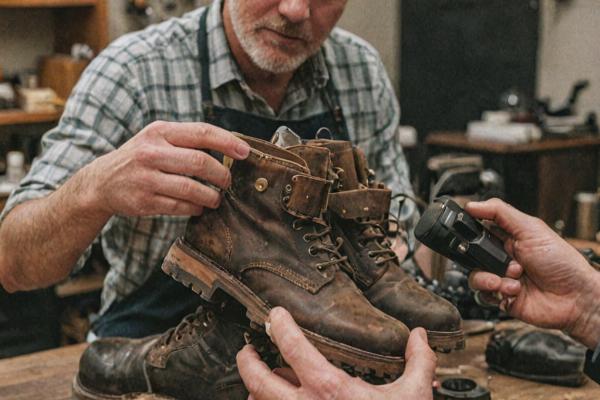 Customer consultation and approval process for shoe repair